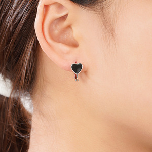 Orecchini a Cuore Smaltati Dolci e Alla Moda per Donne, Gioielli Chic per Uso Quotidiano - Product Image 4