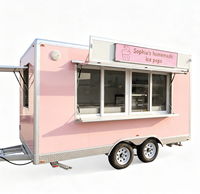 Camion de pizza mobile, remorque alimentaire, camionnette à café, chariot à hot-dogs, camion de restauration BBQ, remorque à pizza, cuisine mobile, nouveau camion de crème glacée