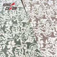 Kinacason Nouveau Design Direct Usine pour Tissu Sherpa Double Face à Imprimé Floral Vintage pour Vêtements et Confections Commandes en Gros