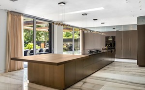 Mueble de Cocina Moderno con Puerta de Vidrio y Diseño de Panel MDF para Interiores de Lujo - Product Image 6