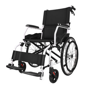 Fauteuil roulant léger d'hôpital en aluminium fauteuil roulant manuel léger pliable handicapé pour les personnes handicapées - Product Image 2