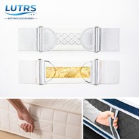 Poignées latérales de matelas en sangle polyester bleu roi avec boucle, personnalisables avec logo de marque, pour matelas à ressorts et mousse