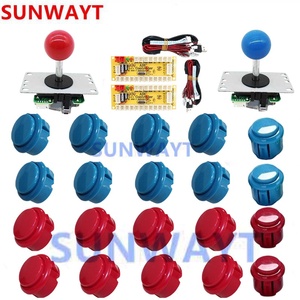 Arcade Tủ Kit USB Encoder 20 x Push nút + cần điều khiển + USB Encoder Board Arcade phím điều khiển và nút Kit - Product Image 2