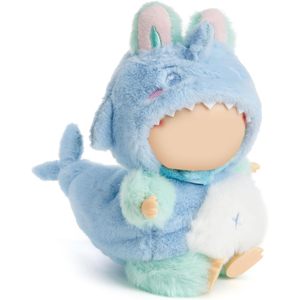 Juguete de dibujos animados 15/17cm conjunto de ropa de muñeca estilo tiburón azul sombrero de tiburón azul accesorio sin muñeca incluida - Product Image 1