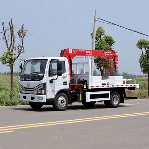 รถเครนตงเฟิง D6 4x2 แบบบูมตรง รับน้ำหนักยก 4 ตัน เครื่องยนต์ Huade Weichai พร้อมเกียร์บ็อกซ์ โครงสร้างเบาสำหรับงานก่อสร้าง - Product Image 5