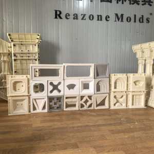 Nuevo Molde para Bloques de Hormigón 2025, Diseño de Fábrica, Venta al por Mayor, Molde de Plástico para Construcción de Villas, Tamaño 20*20*10cm - Product Image 2