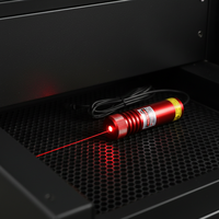 Localisateur laser industriel 638 nm |   Coupe de bois/pierre/aluminium en croix/en ligne/en pointe |   Coque en aluminium pour dissipation thermique longue durée