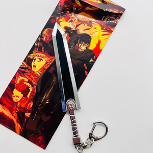 Collier et porte-clés 19 Design Anime JJK Lance inversée du Ciel et Tueur <span class=keywords><strong>de</strong></span> Dragon Berserk comme cadeaux promotionnels - Product Image 2