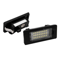 Luces LED para matrícula para Audi A1 A4 S4 B8 A5 S5 8T A6 C7 Q3 Q5 8R TT 8J VW Caddy Golf luces para matrícula de vehículo