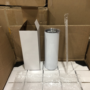 20oz thăng hoa Tumblers thẳng cách điện nước trắng chén trà trống thăng hoa Tumbler rượu cốc cốc <span class=keywords><strong>s</strong></span>ố lượng lớn - Product Image 5