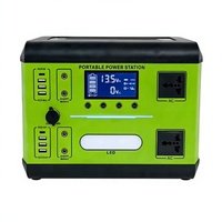Station d'alimentation portable 600W 538Wh LiFePO4, générateur solaire à onde sinusoïdale pure, batterie de secours avec sorties Type-C AC/DC