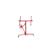 Lève-plaque de plâtre portable, élévateur de panneaux roulants, outils de construction - Charge maximale 68 kg - 4,8 m - 11 pi - Lève-plaque de plâtre couleur réutilisable