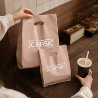 Bolsa de Compras de Plástico Impresa Personalizada, Bolsa con Asa Troquelada de EVA Esmerilada con Logotipo para Tiendas Minoristas de Ropa de Moda