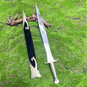 Espada Decorativa de Metal para <span class=keywords><strong>el</strong></span> Hogar con Funda de Cuero, Espada de la Película <span class=keywords><strong>El</strong></span> Señor de los Anillos, Espada de Frodo Baggins, Réplica de la Espada de Sting <span class=keywords><strong>del</strong></span> <span class=keywords><strong>Hobbit</strong></span> - Product Image 6