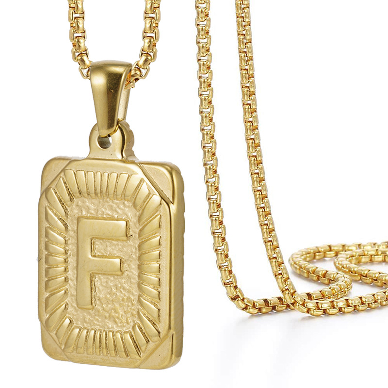 Letter F + Gold Color
