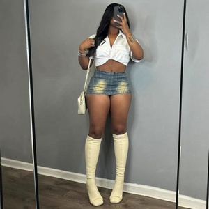 Shorts et jupes <span class=keywords><strong>en</strong></span> <span class=keywords><strong>jean</strong></span> sexy pour femmes, tailles S-2XL, prêts à être expédiés <span class=keywords><strong>en</strong></span> 2026 - Product Image 3