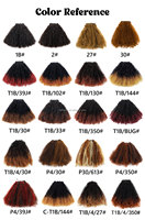 Offre Spéciale : Extensions de Cheveux en Fibre Douce à Tresser, 7 Paquets, Mélange de Trois Couleurs avec Nuancier P4-30 #