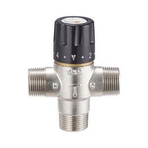 Válvula <span class=keywords><strong>mezcladora</strong></span> de ducha termostática de latón de <span class=keywords><strong>3</strong></span> vías para agua caliente Solar con temperatura constante BJ45004 - Product Image 1