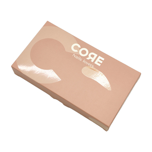 Cajas Para embalaje papel de crafts กล่องกระดาษเคลือบของขวัญรีไซเคิลกล่องกระดาษเปล่าปั๊มแบบกำหนดเองบนกล่องบรรจุภัณฑ์เล็บ - Product Image 1