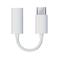 Adaptateur audio USB-C vers 3,5 mm flambant neuf avec convertisseur de sortie CC/CA pour téléphones mobiles et ordinateurs portables