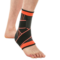 ANGTE Cheville Sangles Wraps Cheville Compression Manches Tricoté Plantaire Fasciite Fonctionnelle Cheville Pied Brace Support Stabilisateur