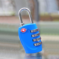 TSA-330 TSA approuvé logo imprimer 4 chiffres combinaison en alliage de zinc cadenas TSA