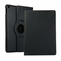 Étui pour tablette CasePeak en cuir PU à motif litchi avec support rotatif à 360 degrés pour Samsung Tab a 8.0 10.1 S9 S10 FE Plus