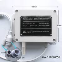 2025 nouvelle conception GEMHO capteur de température et d'humidité de l'air intérieur ou extérieur RS485/analogique/4G/NB-IoT/Ethernet RJ45