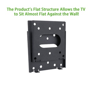 Tùy chỉnh VESA núi 75mm 100mm chống trộm cố định TV Wall Mount Bracket 14 inch đến 27 inch màn hình - Product Image 3