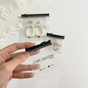 Bolsa de plástico al por mayor, bolsa de embalaje de joyería, bolsa de embalaje pequeña, bolsa Ziplock rosa con impresión personalizada de logotipo propio - Product Image 6