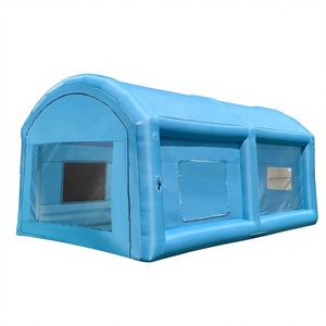 Cabina de Pintura Inflable <span class=keywords><strong>Portátil</strong></span> para Pintar Automóviles, Impermeable, Duradera, Tamaño Personalizado, con Filtro y Ventilador - Product Image 1
