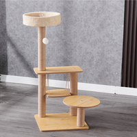 Nouveau Nid pour Chat Moderne et Écologique en Gros, Personnalisable, avec Griffoir en Sisal et Plateforme de Saut Universelle en Bois