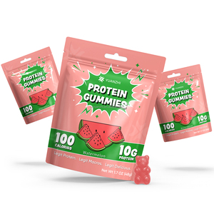 Gommose Proteiche al Gusto Anguria con 10g di <span class=keywords><strong>Proteine</strong></span> Isolate <span class=keywords><strong>del</strong></span> <span class=keywords><strong>Siero</strong></span> di <span class=keywords><strong>Latte</strong></span>, Produzione all'Ingrosso OEM, Etichetta Privata Personalizzata - Product Image 2