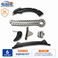 Kit Riparazione Catena Distribuzione Motore Turbo 1.5T Chery E4T15 SQRE4T15 con Tenditore e Guida Ingranaggio per Tiggo 5, Tiggo 7, Arrizo 7 - Ricambi Auto