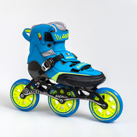 Patins de course de vitesse en ligne professionnels populaires en gros châssis en aluminium de taille américaine réglable en alliage de carbone conception à la mode