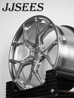 JJSEES Jantes en alliage d'aluminium concaves profondes 18 19 20 21 22 24 pouces 5x114.3/5x120/5x112/5x110 Roues forgées sur mesure pour BMW M3 Porsche