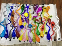 Lustres LED contemporains de luxe faits à la main éclairage suspendu en verre de Murano pour hauts plafonds