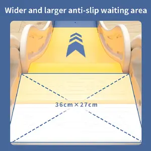 Glissières pliables d'intérieur de maison d'enfants de conception de bande dessinée mise à jour équipement de garderie pour des tout-petits