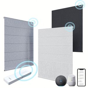 Màn Roman mù Zebra Roman Rèm phòng Divider Rèm Roman Rèm thực hiện để đo lường - Product Image 1