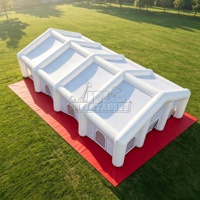 Carpa Inflable Blanca Comercial Grande, Carpa Inflable Impermeable para Eventos, Bodas, Fiestas, Exposiciones al Aire Libre, Alquiler