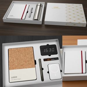 Set de Regalo Corporativo, Cuaderno de Lujo para Oficina, Logotipo Personalizado, Cuero PU y Algodón, Impresión UV, Idea de Regalo de Aniversario al por Mayor - Product Image 2