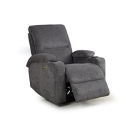 Fauteuil inclinable électrique en tissu, canapé inclinable individuel avec porte-gobelet pour salon, mobilier de maison
