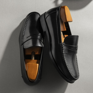 2026 New Daily Leather Shoes Elegant Gentleman Men's Shoes Handmade Minimalist <b>Top</b> Layer Cowhide Casual Dress Shoes - Product Image 1