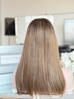 Perruque juive SHY en cheveux humains Remy, avec dentelle frontale, ligne de cheveux naturelle, fournisseur pour salons