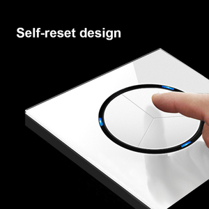 2025 LED Home sử dụng Glass Bảng điều chỉnh tường ánh sáng Thiết bị chuyển mạch điện 220V tường và ổ cắm bền OEM sản phẩm - Product Image 3