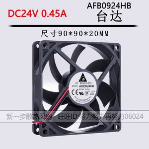 เดลต้า AFB0924HB 90x90x20 มม. 24V DC พัดลมระบายความร้อนแบบไร้แปรงถ่าน 9020RPM - Product Image 5