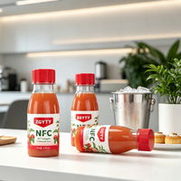 NFC Crabapple fruitsap Halal gecertificeerd, puur, vetvrij, zonder kleurstoffen, zonder smaakstoffen, caloriearm, 100% zuiverheid, aseptisch, koudgevuld