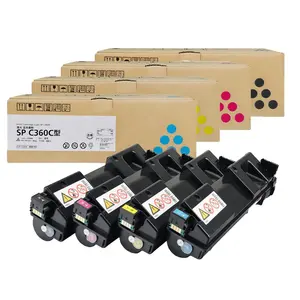 الصين قسط ليزر خرطوشة حبر لماكينة Ricoh Aficio SP C360 C360dn/C360dnw/C360sfnw C361dnw/C361sfnw C352 C352dn طابعة