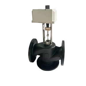 Vanne de régulation électrique bidirectionnelle Art Sea DN25 à brides pour systèmes de chauffage avec conception spirale - Product Image 2