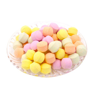 Balles à sel en acier inoxydable pour enfants, Mini balles de bain, mignonnes, en or <span class=keywords><strong>rose</strong></span>, bonbon naturelle, en vrac, couleurs arc-en-ciel, - Product Image 2